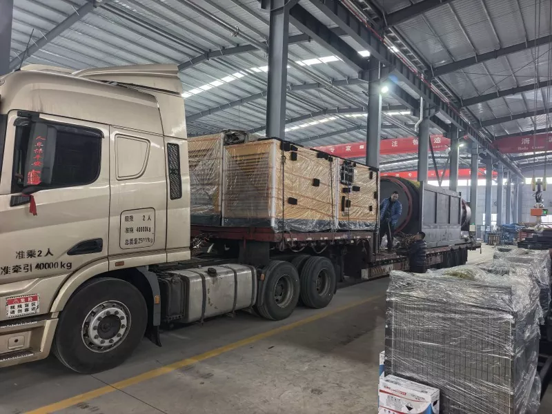 ജിൻകി മൈനിംഗ് മെഷിനറി ഡ്രം വേർതിരിക്കുന്നതും പിന്തുണയ്ക്കുന്നതുമായ ഒരു കൂട്ടം ഉപകരണങ്ങൾ റഷ്യയിലേക്ക് അയയ്ക്കുന്നു